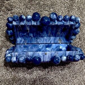 Cult Gaia EOS Clutch in Slate